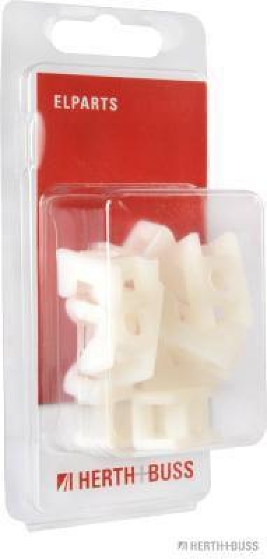 HERTH+BUSS 50265713066 Befestigungssockel, Kabelbinder mit Schraubanschluss, Ø 6 mm, 10 Stück