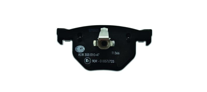 HELLA 8DB 355 010-471 Bremsbelagsatz, Scheibenbremsbelag f&uuml;r BMW