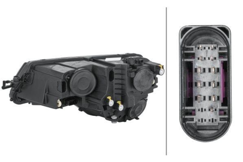 HELLA 1LG 354 855-081 Heckscheinwerfer rechts Hybrid SKODA