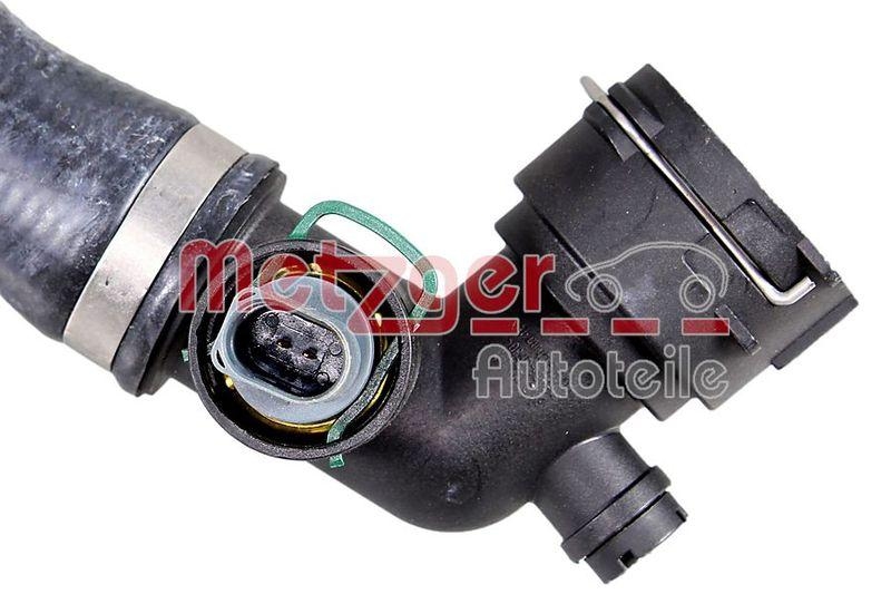 METZGER 2421776 K&uuml;hlerschlauch f&uuml;r AUDI links UNTEN