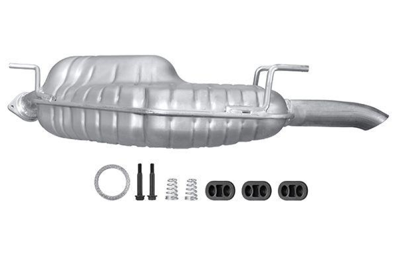 HELLA 8LD 366 031-281 Endschalldämpfer OPEL;VAUXHALL