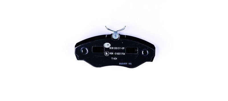HELLA 8DB 355 011-091 Bremsbelagsatz, Scheibenbremsbelag f&uuml;r RENAULT/OPEL/NISSAN