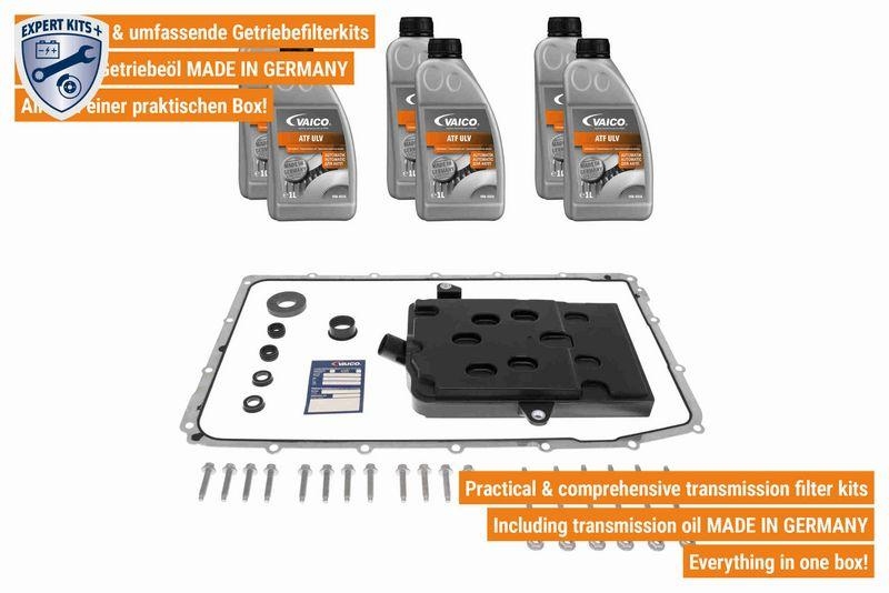 VAICO V25-2253 Teilesatz, Automatikgetriebe-&Ouml;lwechsel 10-Gang (10R80) f&uuml;r FORD