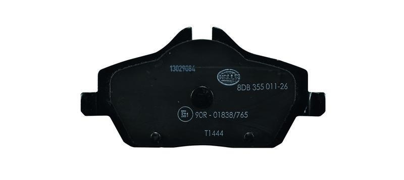 HELLA 8DB 355 011-261 Bremsbelagsatz, Scheibenbremsbelag f&uuml;r BMW/MINI