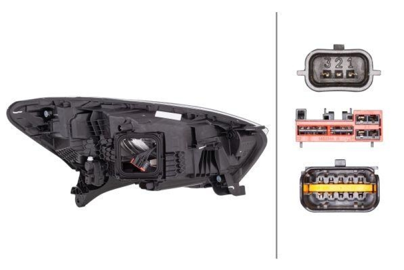 HELLA 1EX 012 977-651 Heckscheinwerfer links LED RENAULT
