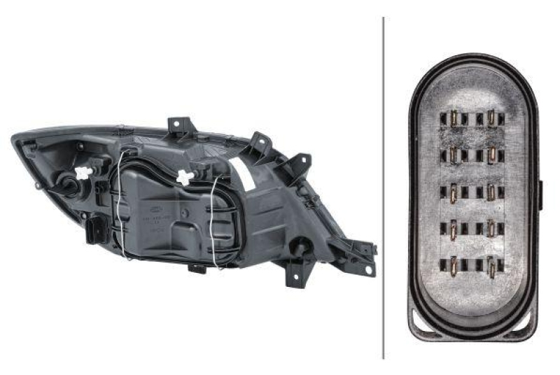 HELLA 1LH 246 047-071 Heckscheinwerfer links Halogen MB