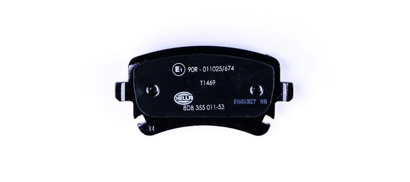 HELLA 8DB 355 011-531 Bremsbelagsatz, Scheibenbremsbelag f&uuml;r VW