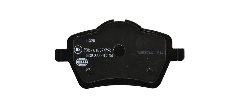 HELLA 8DB 355 012-341 Bremsbelagsatz, Scheibenbremsbelag f&uuml;r MINI