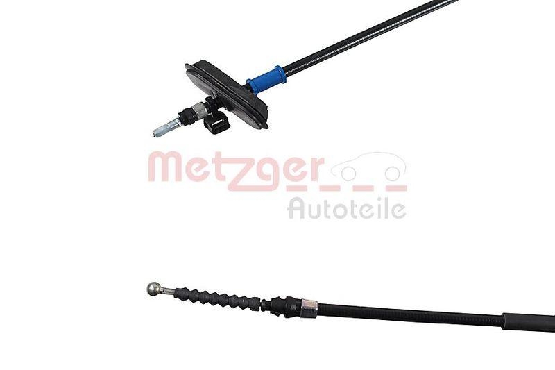 METZGER 11.5838 Seilzug, Feststellbremse f&uuml;r OPEL hinten links