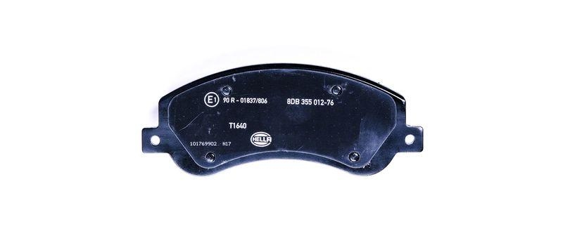 HELLA 8DB 355 012-761 Bremsbelagsatz, Scheibenbremsbelag f&uuml;r FORD