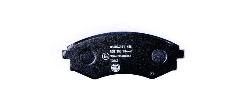 HELLA 8DB 355 016-691 Bremsbelagsatz, Scheibenbremsbelag f&uuml;r HYUNDAI/MITSU./KIA