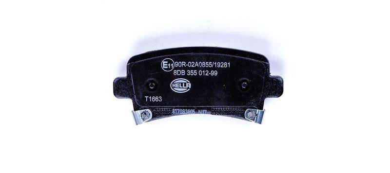 HELLA 8DB 355 012-991 Bremsbelagsatz, Scheibenbremsbelag f&uuml;r OPEL/SAAB/VAUXHALL/...