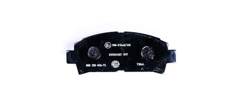HELLA 8DB 355 016-721 Bremsbelagsatz, Scheibenbremsbelag f&uuml;r TOYOTA