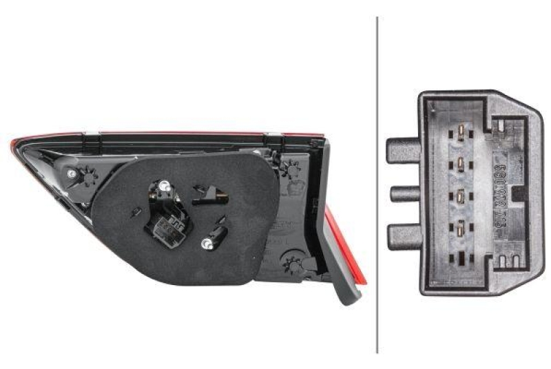 HELLA 2SA 012 520-051 Heckleuchte links LED VW