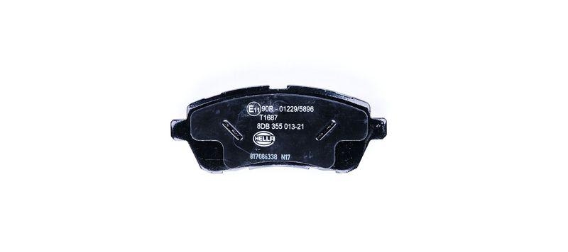 HELLA 8DB 355 013-211 Bremsbelagsatz, Scheibenbremsbelag f&uuml;r FORD