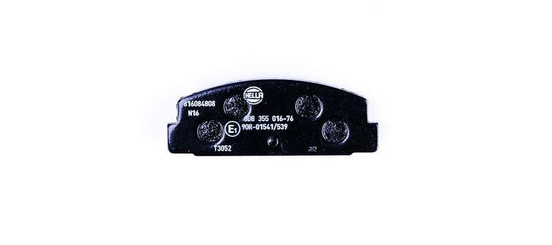 HELLA 8DB 355 016-761 Bremsbelagsatz, Scheibenbremsbelag f&uuml;r MAZDA