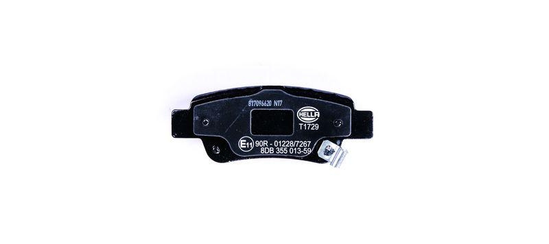 HELLA 8DB 355 013-591 Bremsbelagsatz, Scheibenbremsbelag f&uuml;r HONDA