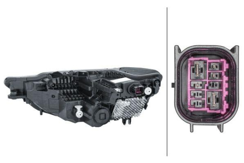 HELLA 1EX 013 371-021 Heckscheinwerfer rechts LED AUDI