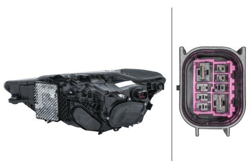 HELLA 1EX 013 375-021 Heckscheinwerfer rechts LED AUDI