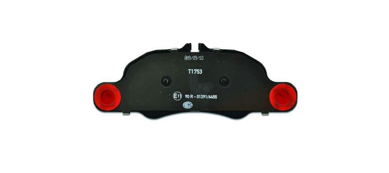 HELLA 8DB 355 013-801 Bremsbelagsatz, Scheibenbremsbelag für PORSCHE