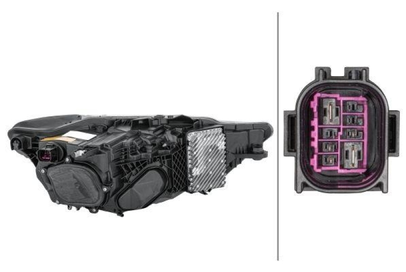 HELLA 1EX 013 375-111 Heckscheinwerfer links LED AUDI