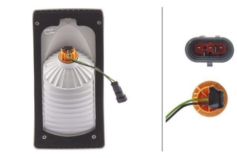 HELLA 2BA 008 805-211 Blinkleuchte Halogen