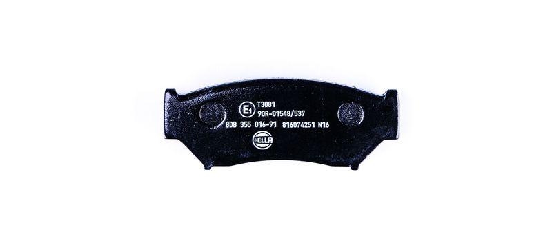 HELLA 8DB 355 016-911 Bremsbelagsatz, Scheibenbremsbelag f&uuml;r SUZUKI