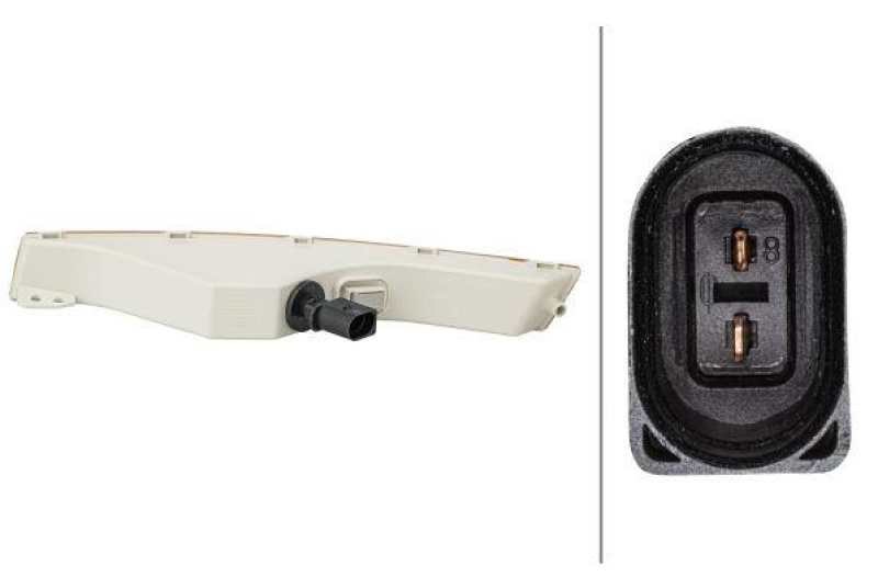 HELLA 2BA 010 118-021 Blinkleuchte rechts Halogen VW