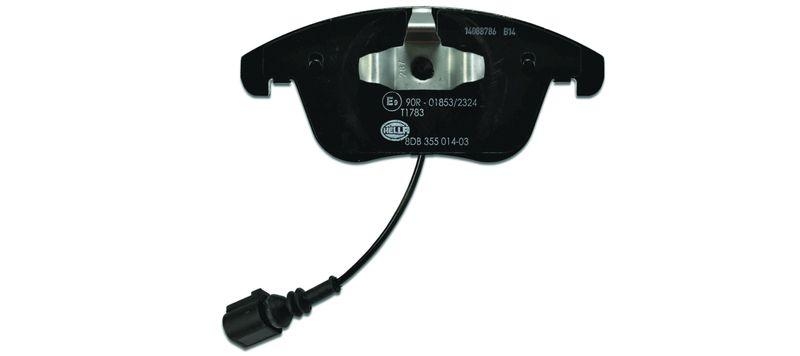 HELLA 8DB 355 014-031 Bremsbelagsatz, Scheibenbremsbelag f&uuml;r VW/SEAT/AUDI
