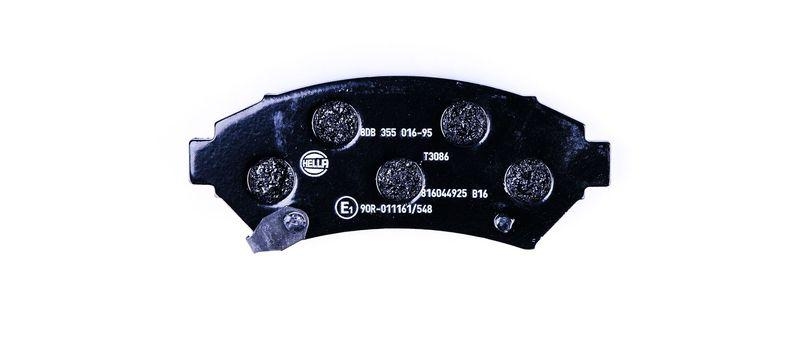 HELLA 8DB 355 016-951 Bremsbelagsatz, Scheibenbremsbelag f&uuml;r OPEL/CHEVROLET