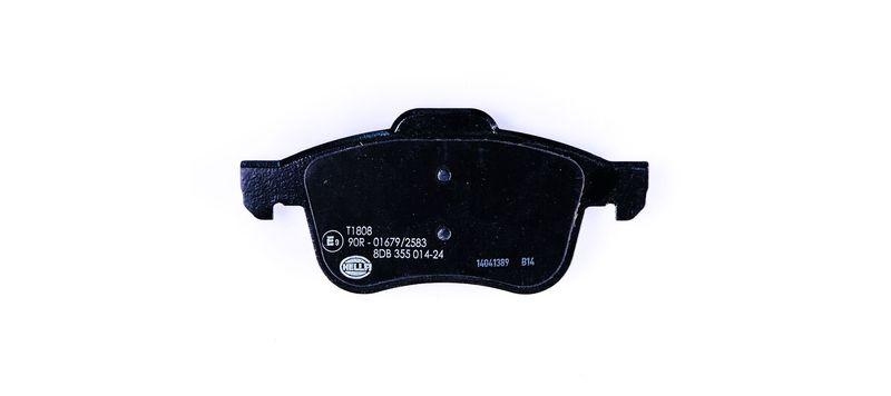 HELLA 8DB 355 014-241 Bremsbelagsatz, Scheibenbremsbelag für FIAT/LANCIA