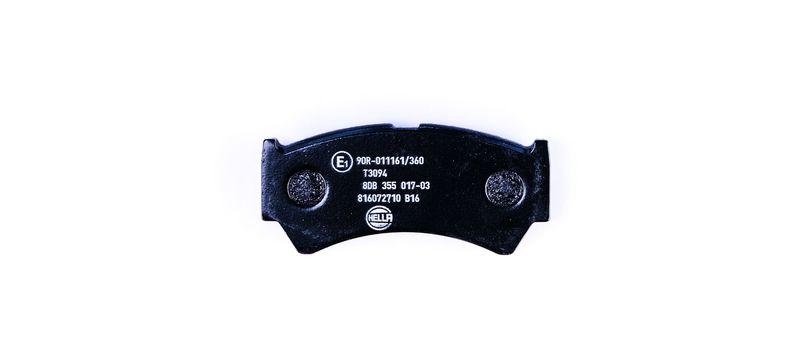 HELLA 8DB 355 017-031 Bremsbelagsatz, Scheibenbremsbelag f&uuml;r SUZUKI