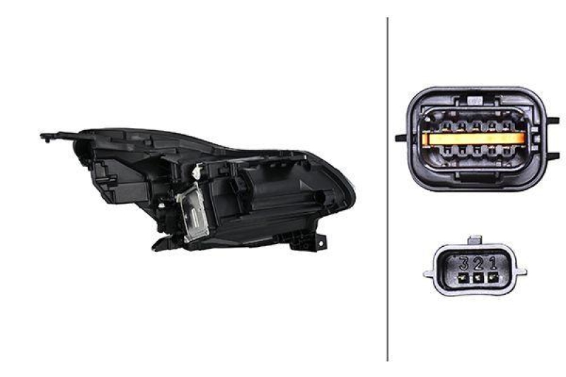 HELLA 1EX 013 930-611 Heckscheinwerfer links LED RENAULT