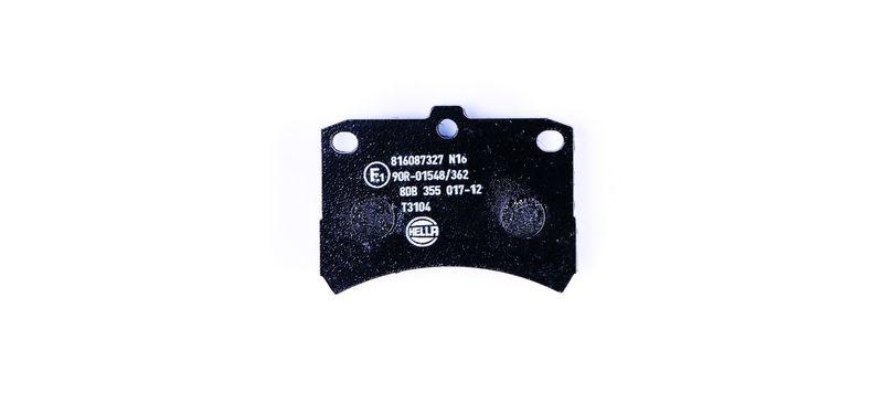 HELLA 8DB 355 017-121 Bremsbelagsatz, Scheibenbremsbelag f&uuml;r DAIHATSU