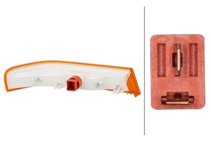 HELLA 2BA 007 775-051 Blinkleuchte links Halogen MB