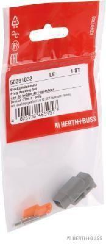 HERTH+BUSS 50391032 Steckgehäusesatz Deutsch DTM, 2-polig