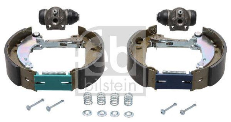 FEBI BILSTEIN 37237 Bremsbackensatz mit Anbaumaterial f&uuml;r Renault