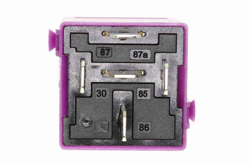 VEMO V20-71-0004 Relais 12V, 5 Pins, Wechsler, Violett 5 Pins f&uuml;r BMW