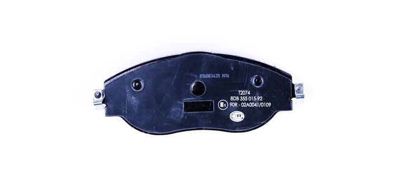 HELLA 8DB 355 015-921 Bremsbelagsatz, Scheibenbremsbelag für VW/SEAT