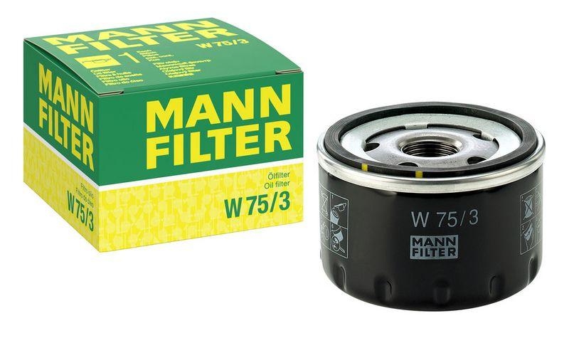 MANN-FILTER W 75/3 &Ouml;lfilter f&uuml;r Renault