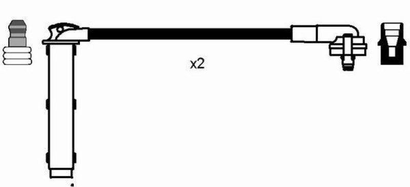 NGK 5405 Z&uuml;ndleitungssatz RC-FD1203 |Z&uuml;ndkabel