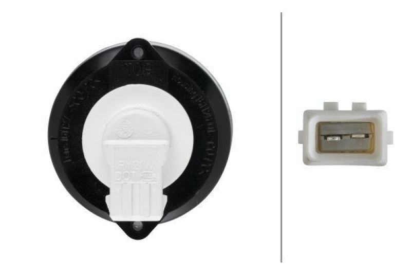 HELLA 2BA 009 001-191 Blinkleuchte 66mm Halogen