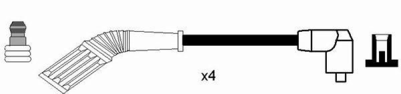 NGK 2997 Z&uuml;ndleitungssatz RC-LC1301 |Z&uuml;ndkabel