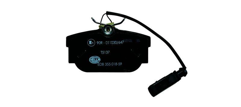 HELLA 8DB 355 018-591 Bremsbelagsatz, Scheibenbremsbelag f&uuml;r VW