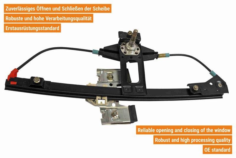 VAICO V10-6123 Fensterheber Manuell hinten rechts für VW