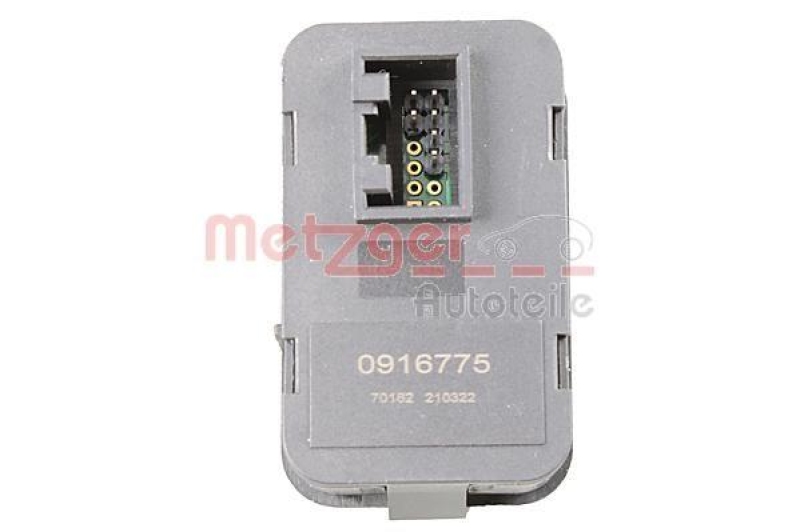 METZGER 0916775 Schalter, Fensterheber f&uuml;r OPEL/VAUXHALL
