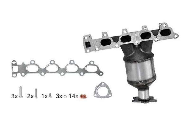 HELLA 8LF 366 055-261 Krümmerkatalysator OPEL;VAUXHALL