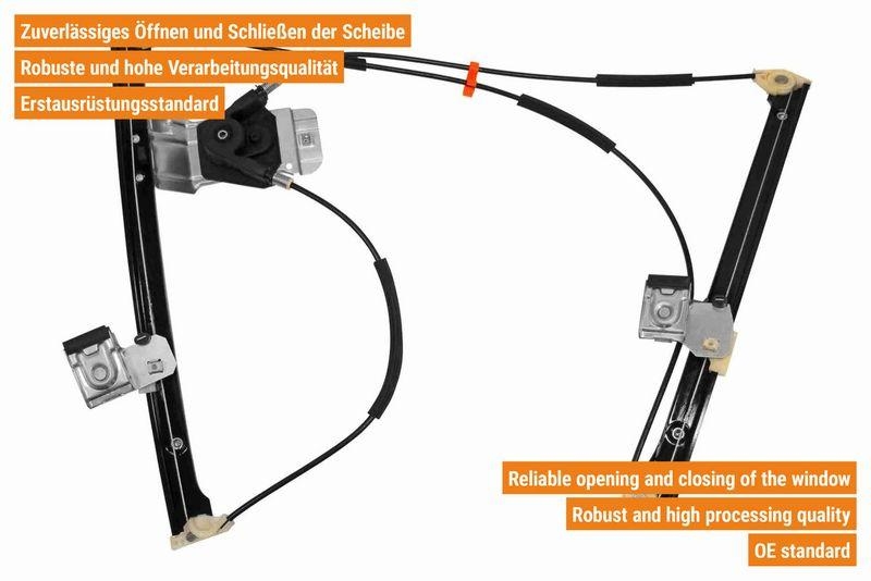 VAICO V10-6125 Fensterheber 2-Türig vorne links für VW