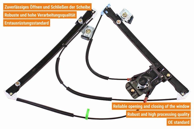 VAICO V10-6126 Fensterheber 2-Türig vorne rechts für VW