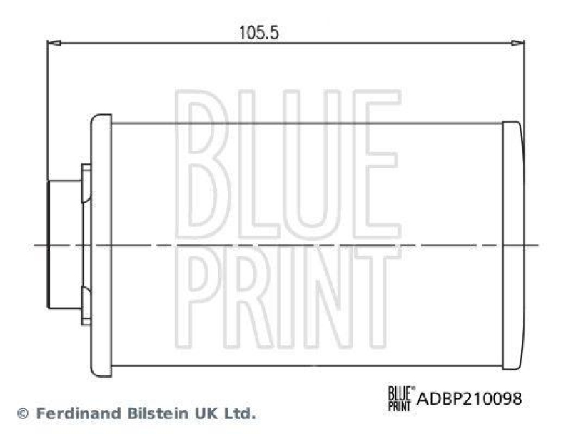 BLUE PRINT ADBP210098 Getriebeölfilter für Direktschaltgetriebe, mit Dichtring für BMW